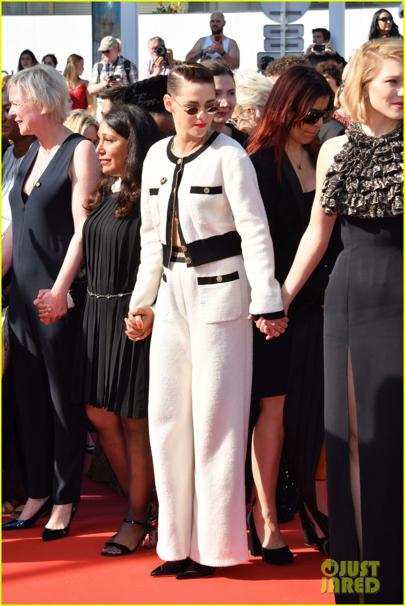 Kristen Stewart Marches for Equality at Cannes Film Festival