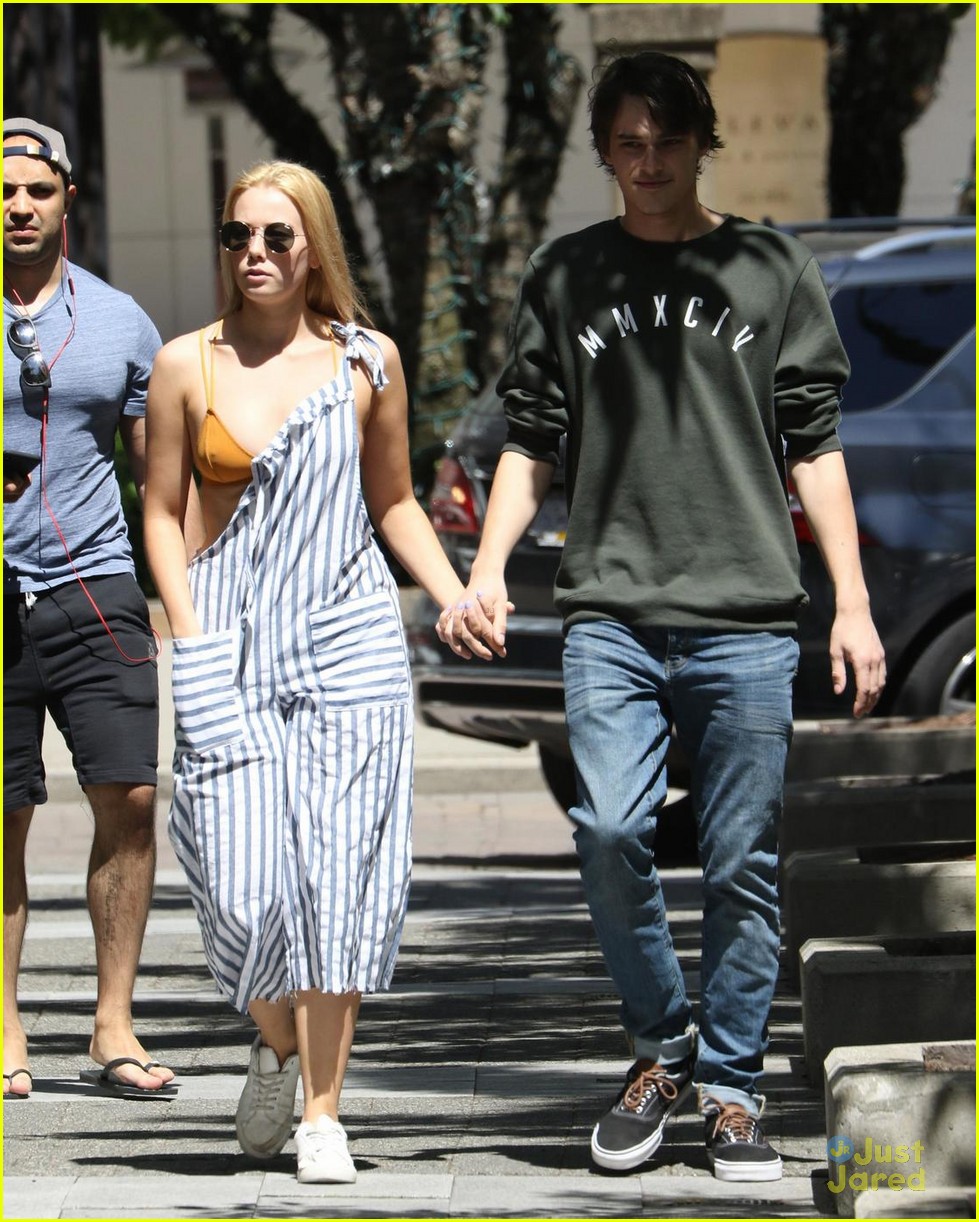 Mitchell Hope & Girlfriend Tayla Audrey Hang With Sarah Jeffery in Vancouver