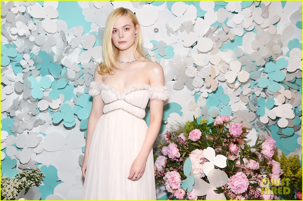 Elle Fanning Joins Zendaya, Yara Shahidi, & More at Tiffany & Co.'s Paper Flowers Launch