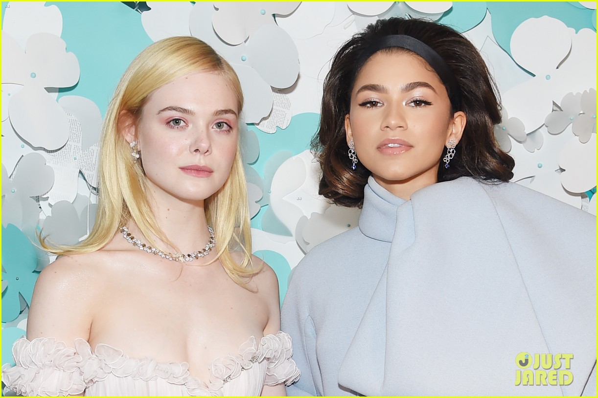 Elle Fanning Joins Zendaya, Yara Shahidi, & More at Tiffany & Co.'s Paper Flowers Launch