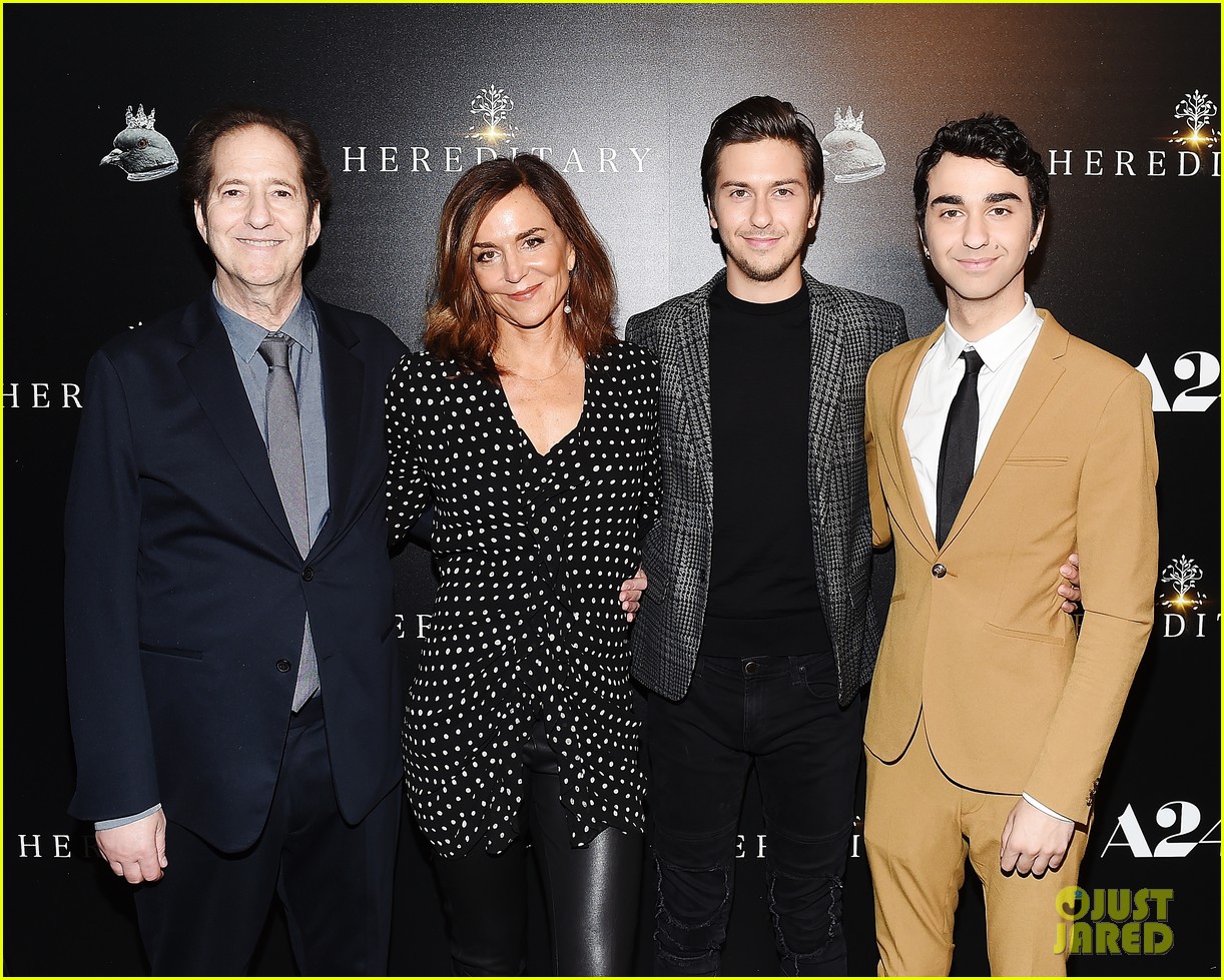 Alex Wolff Gets Family Support at 'Hereditary' Screening