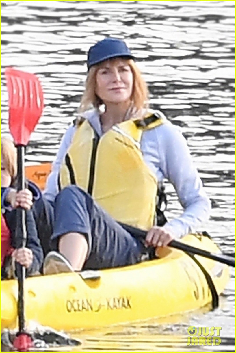 Shailene Woodley & Iain Armitage Paddle a Canoe for 'Big Little Lies'