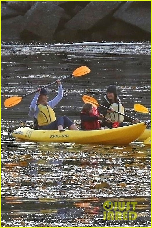 Shailene Woodley & Iain Armitage Paddle a Canoe for 'Big Little Lies'