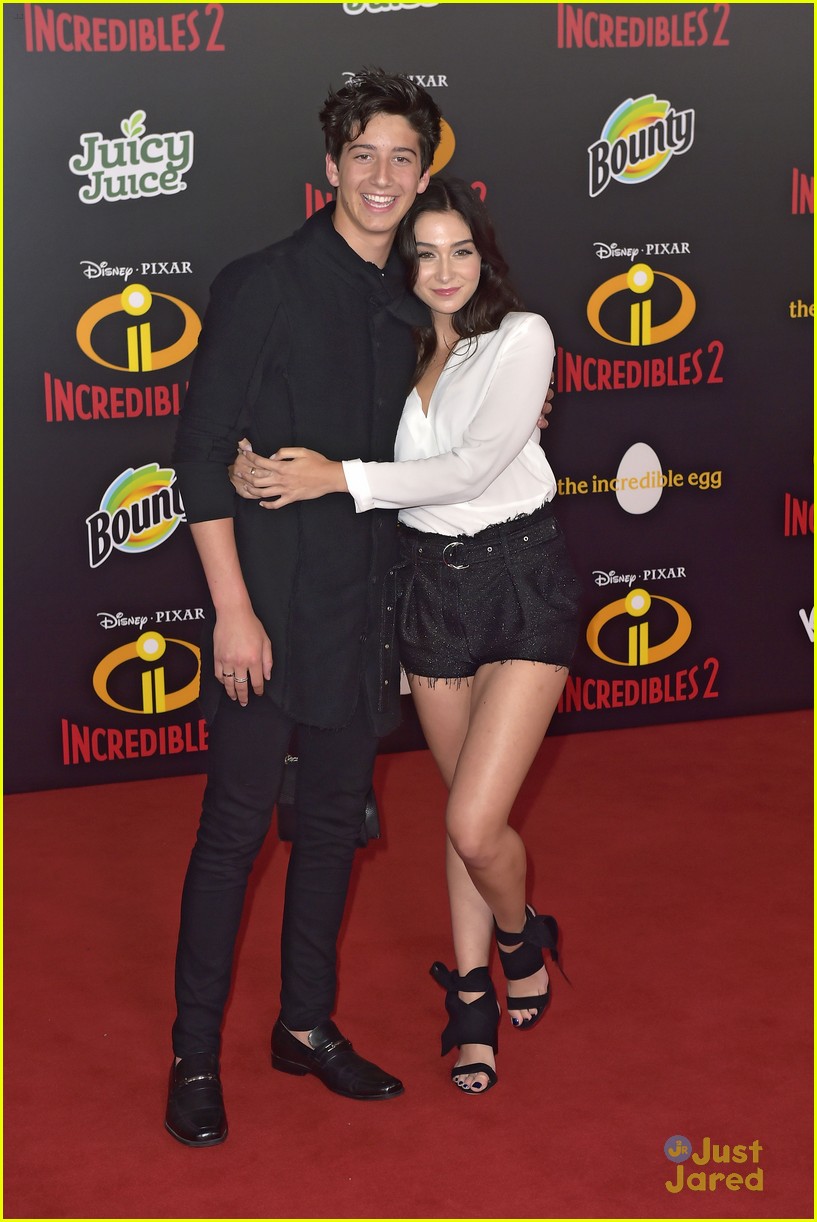 Milo Manheim & Holiday Kriegel Make It A Date Night at 'Incredibles 2' Premiere