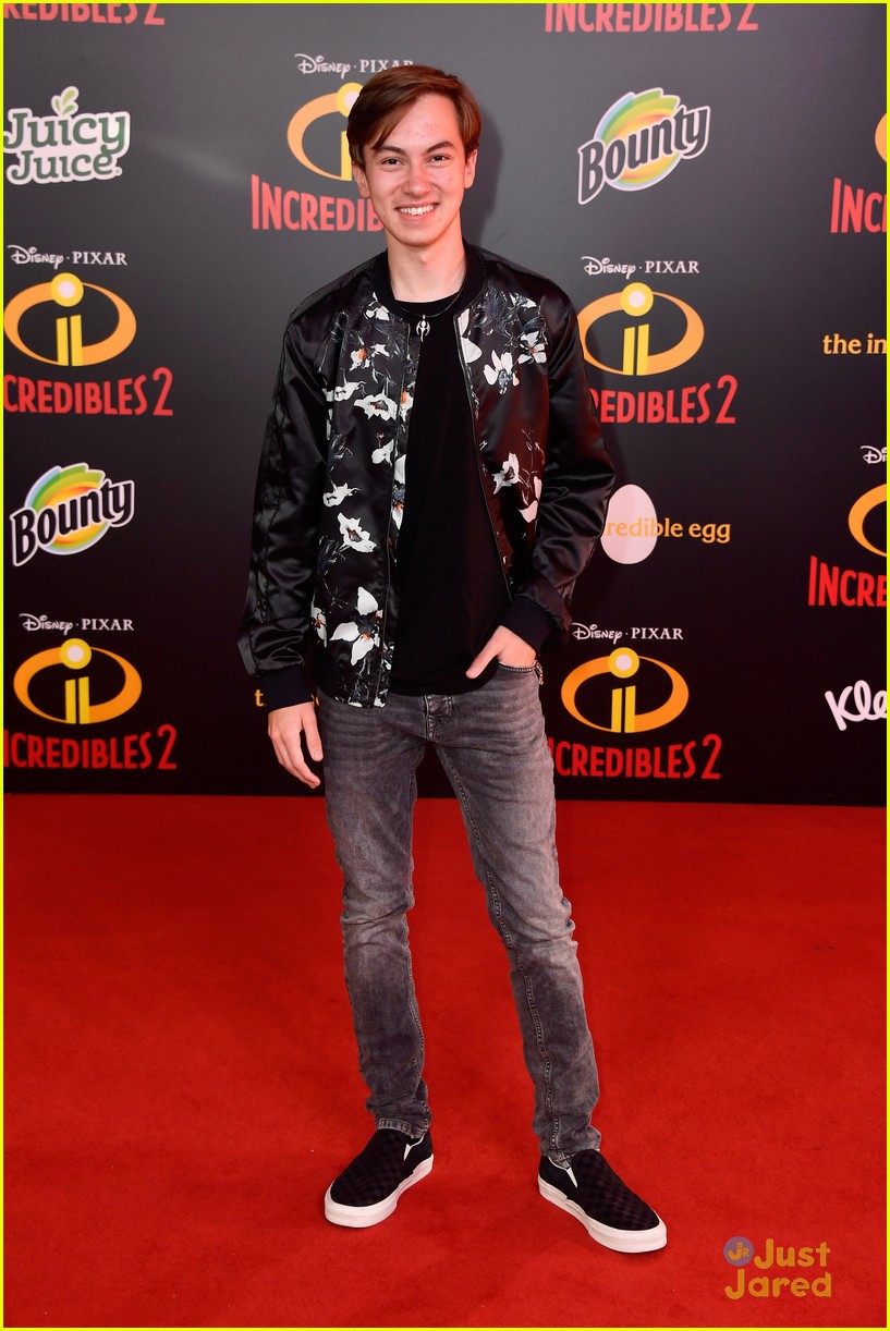 Milo Manheim & Holiday Kriegel Make It A Date Night at 'Incredibles 2' Premiere