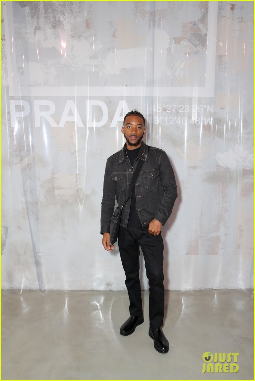 Nick Robinson & Algee Smith Look Sharp at Prada Fashion Show!