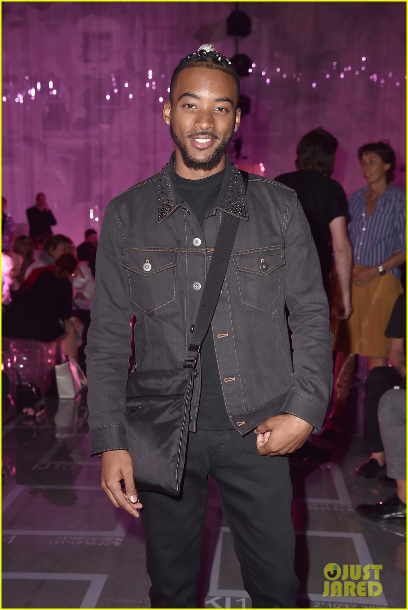 Nick Robinson & Algee Smith Look Sharp at Prada Fashion Show!