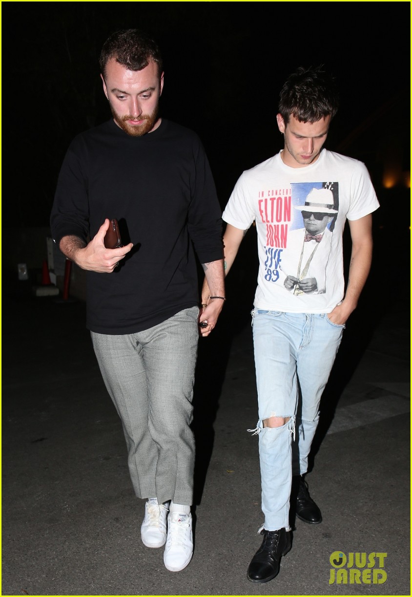 Sam Smith Holds Hands with Brandon Flynn on Their Date Night!