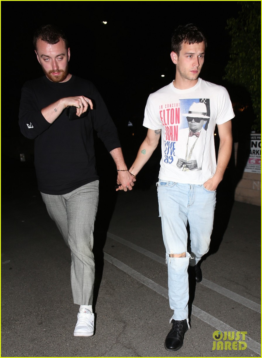 Sam Smith Holds Hands with Brandon Flynn on Their Date Night!