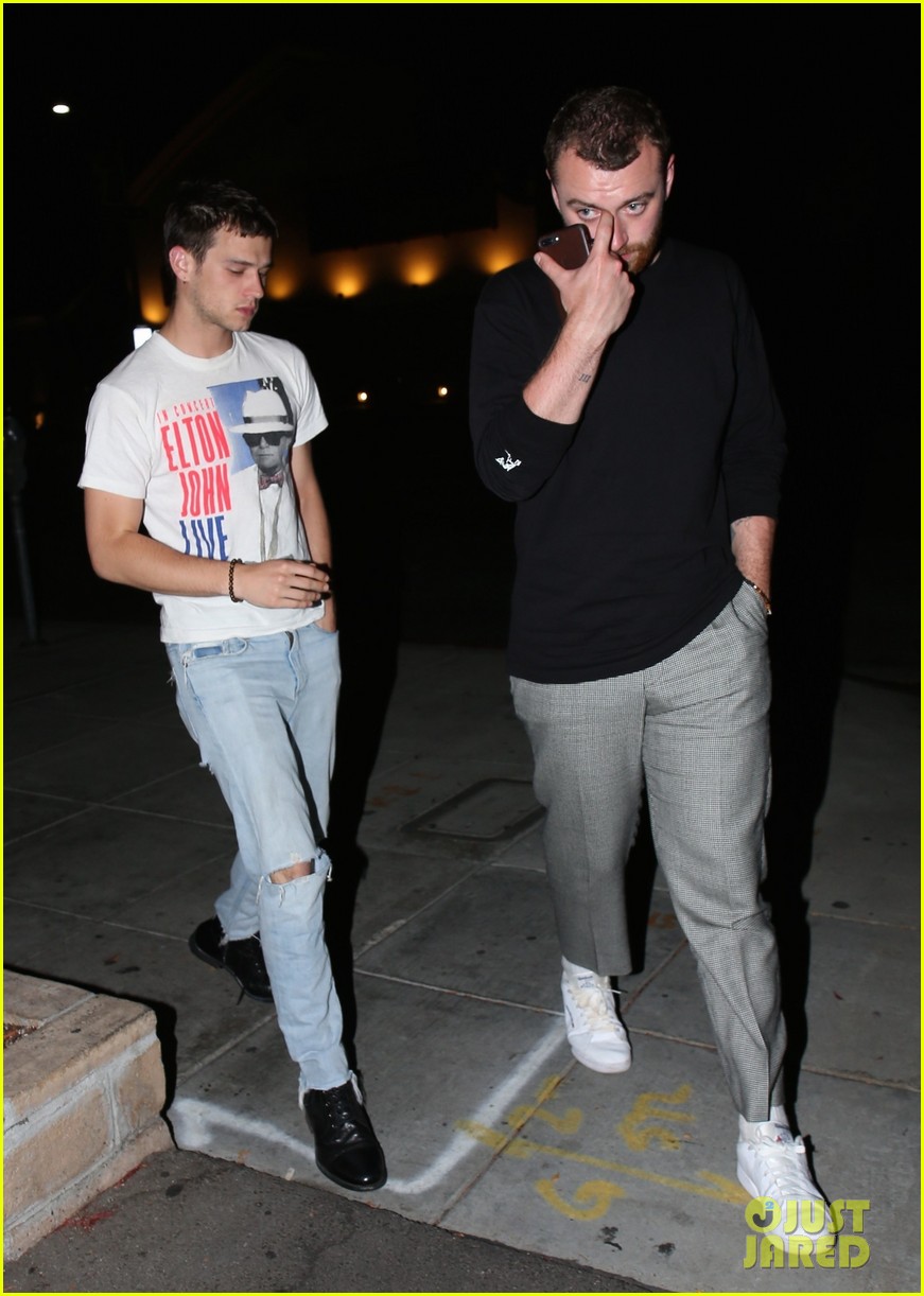 Sam Smith Holds Hands with Brandon Flynn on Their Date Night!
