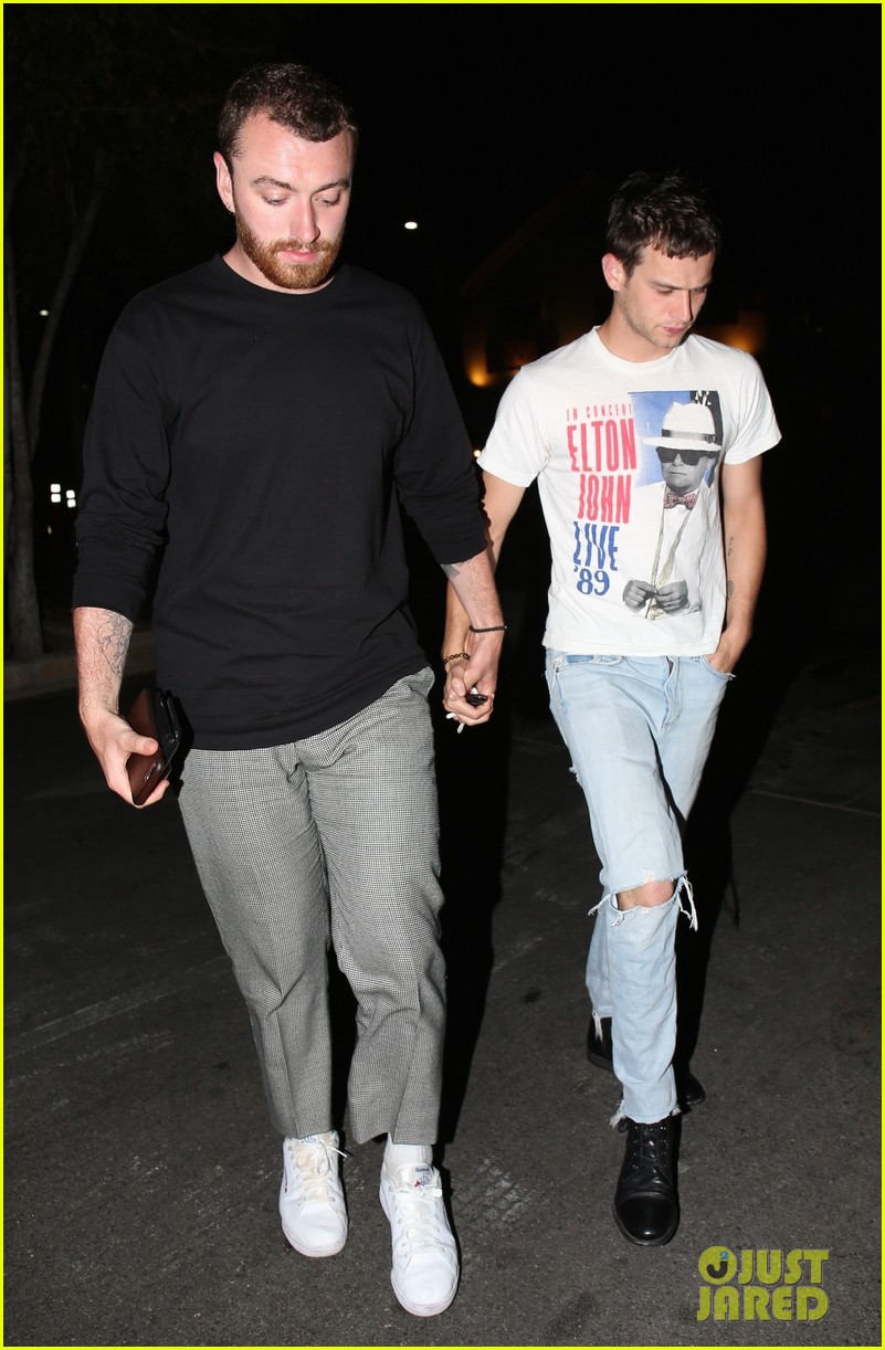 Sam Smith Holds Hands with Brandon Flynn on Their Date Night!