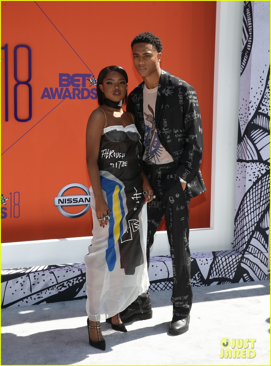Storm Reid & Chloe X Halle Brighten Up The Carpet at the BET Awards 2018
