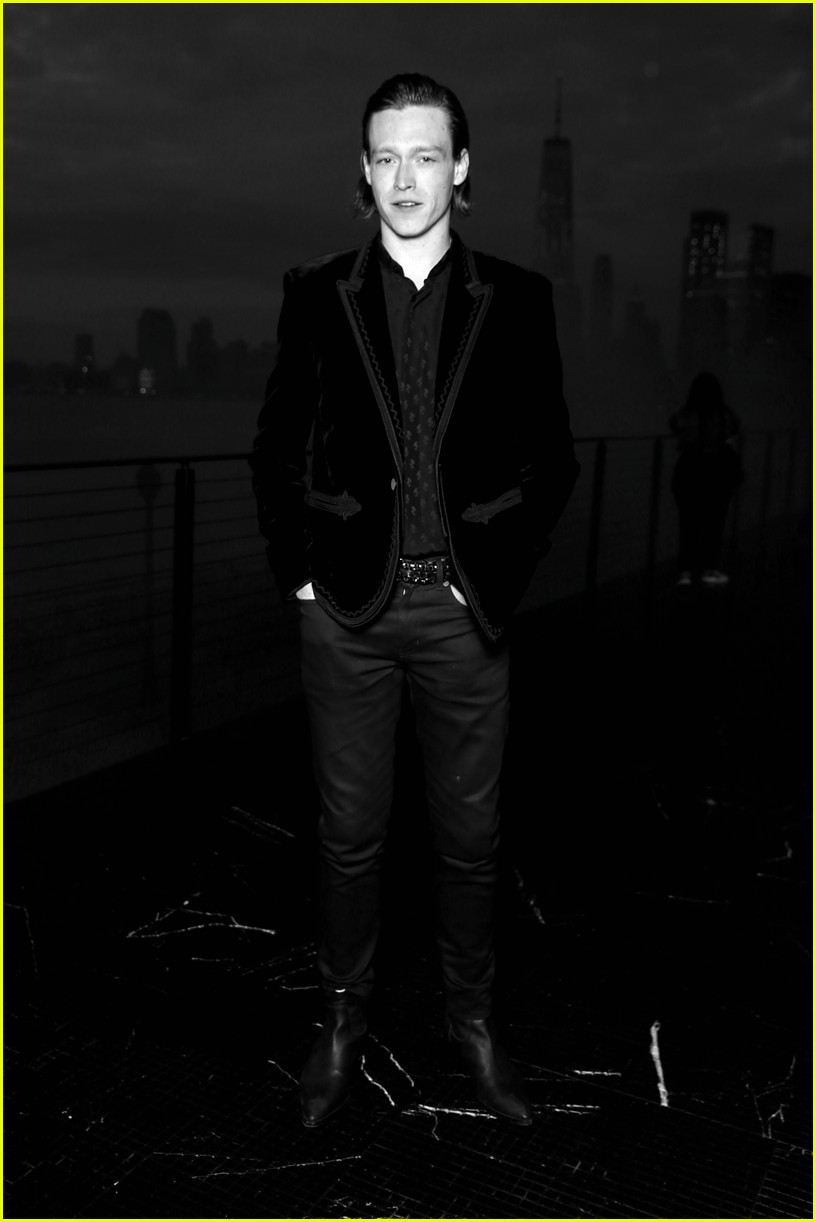 Tommy Dorfman & Charlie Heaton Look Sharp at Saint Laurent Meanswear 2019 Show in NYC!