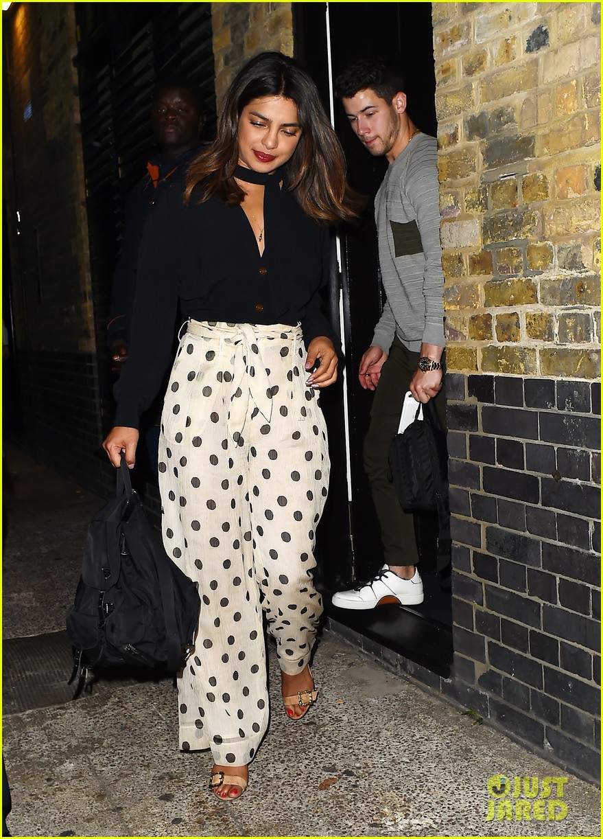 Nick Jonas Enjoys a London Date Night with Priyanka Chopra