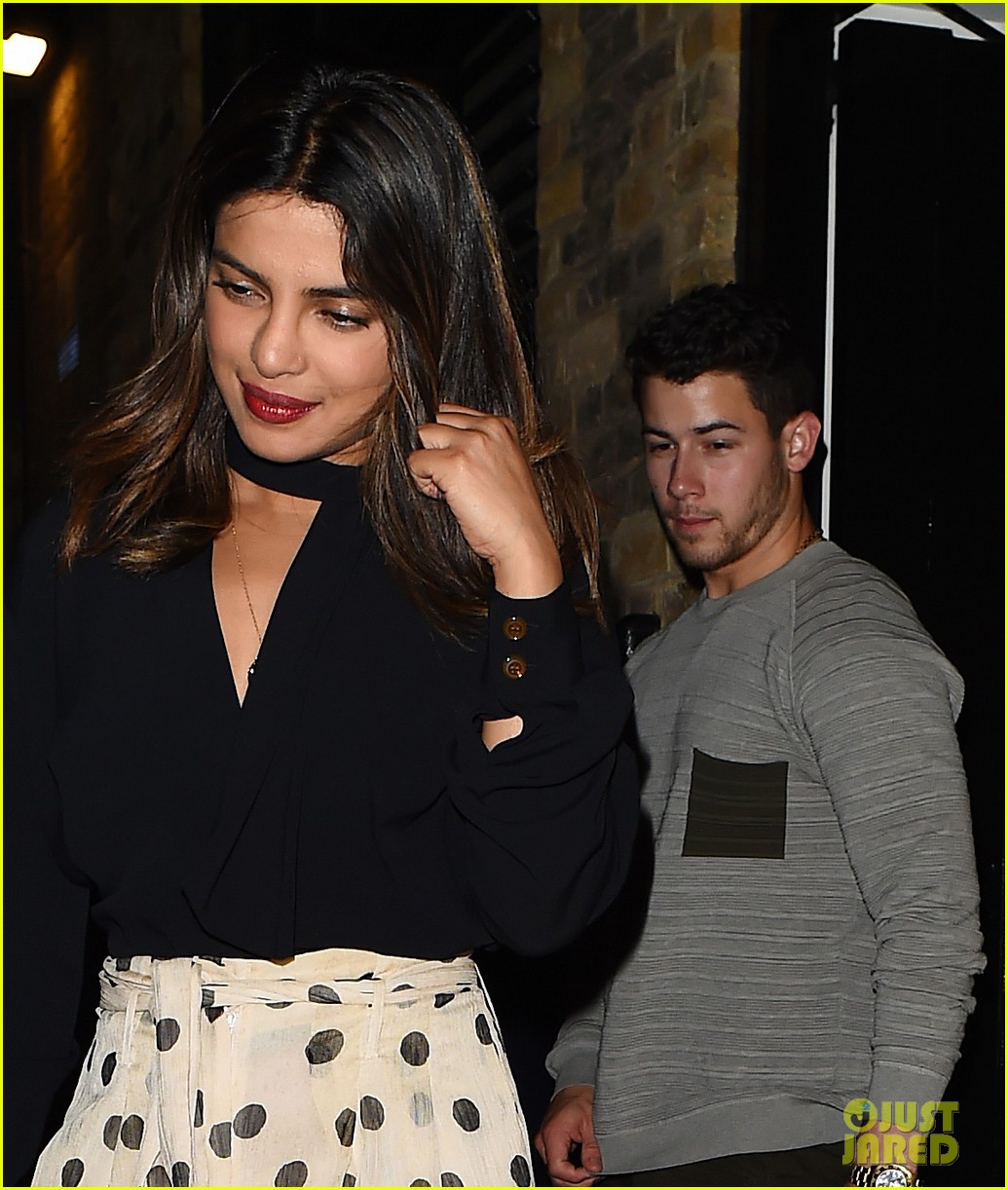 Nick Jonas Enjoys a London Date Night with Priyanka Chopra