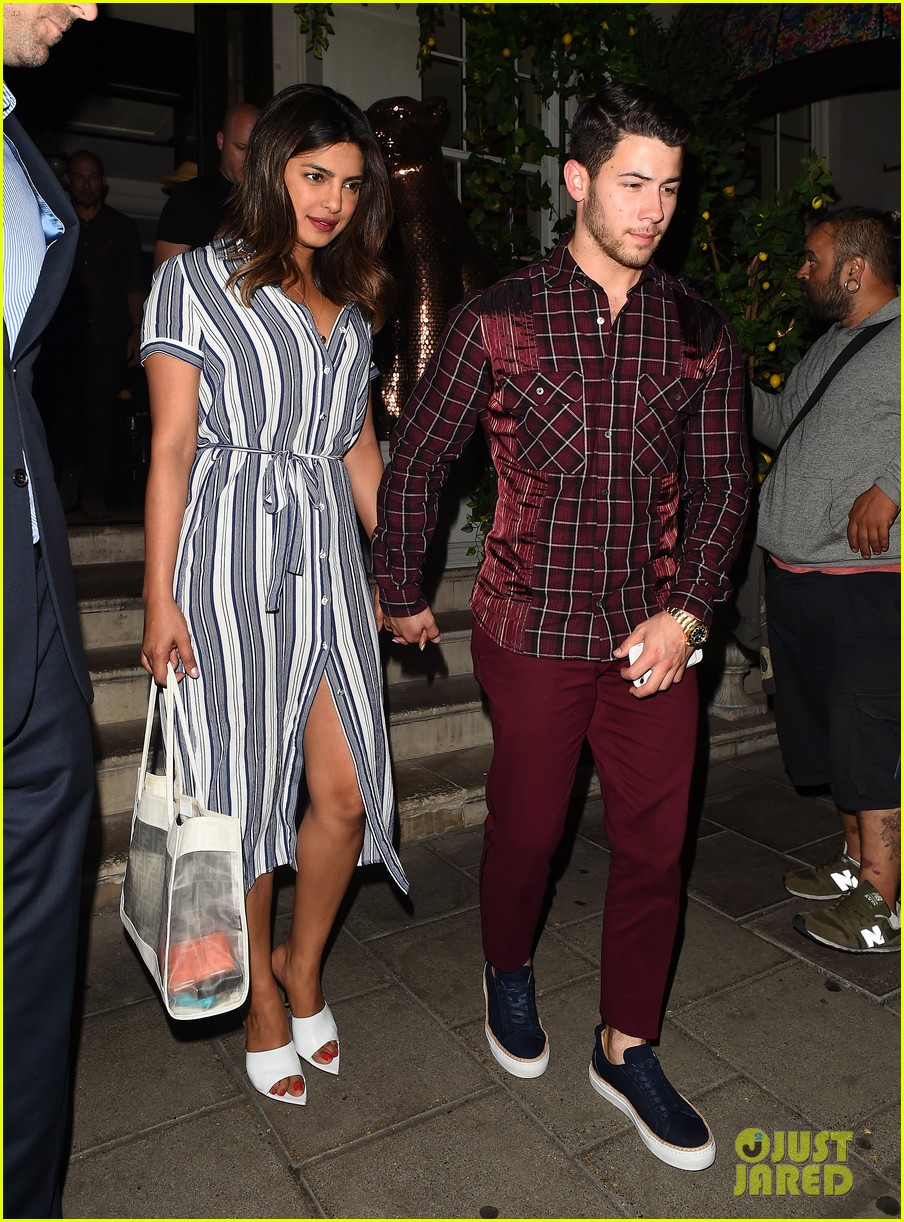 Nick & Joe Jonas Have a Double Date Night in London for Priyanka Chopra's Birthday!
