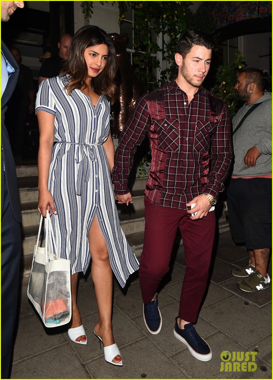Nick & Joe Jonas Have a Double Date Night in London for Priyanka Chopra's Birthday!