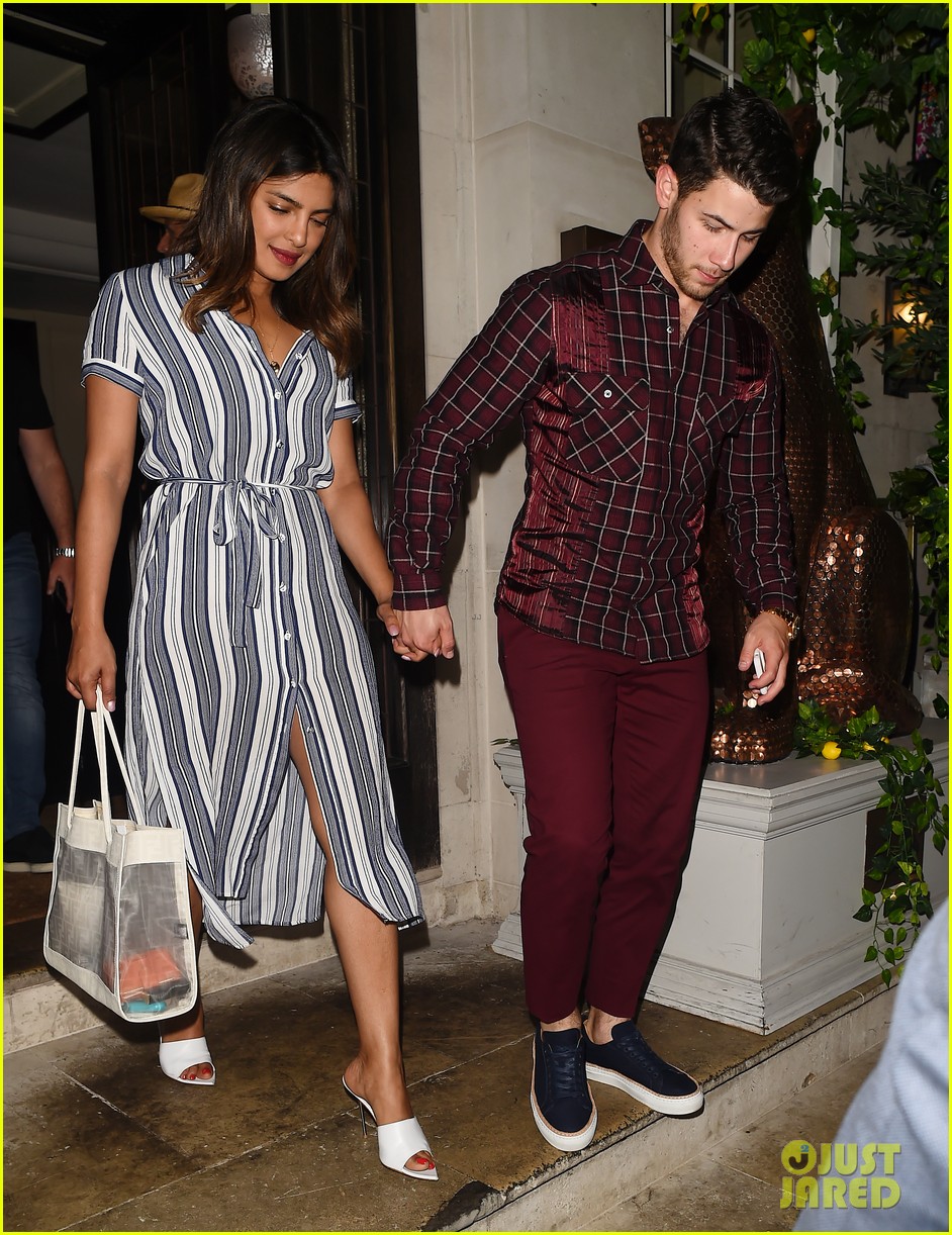 Nick & Joe Jonas Have a Double Date Night in London for Priyanka Chopra's Birthday!