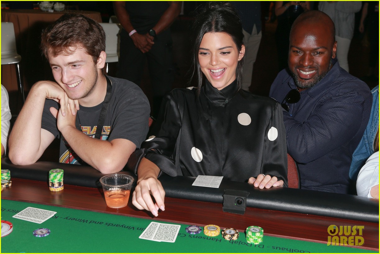 Kendall Jenner Plays In a Poker Tournament for Charity!