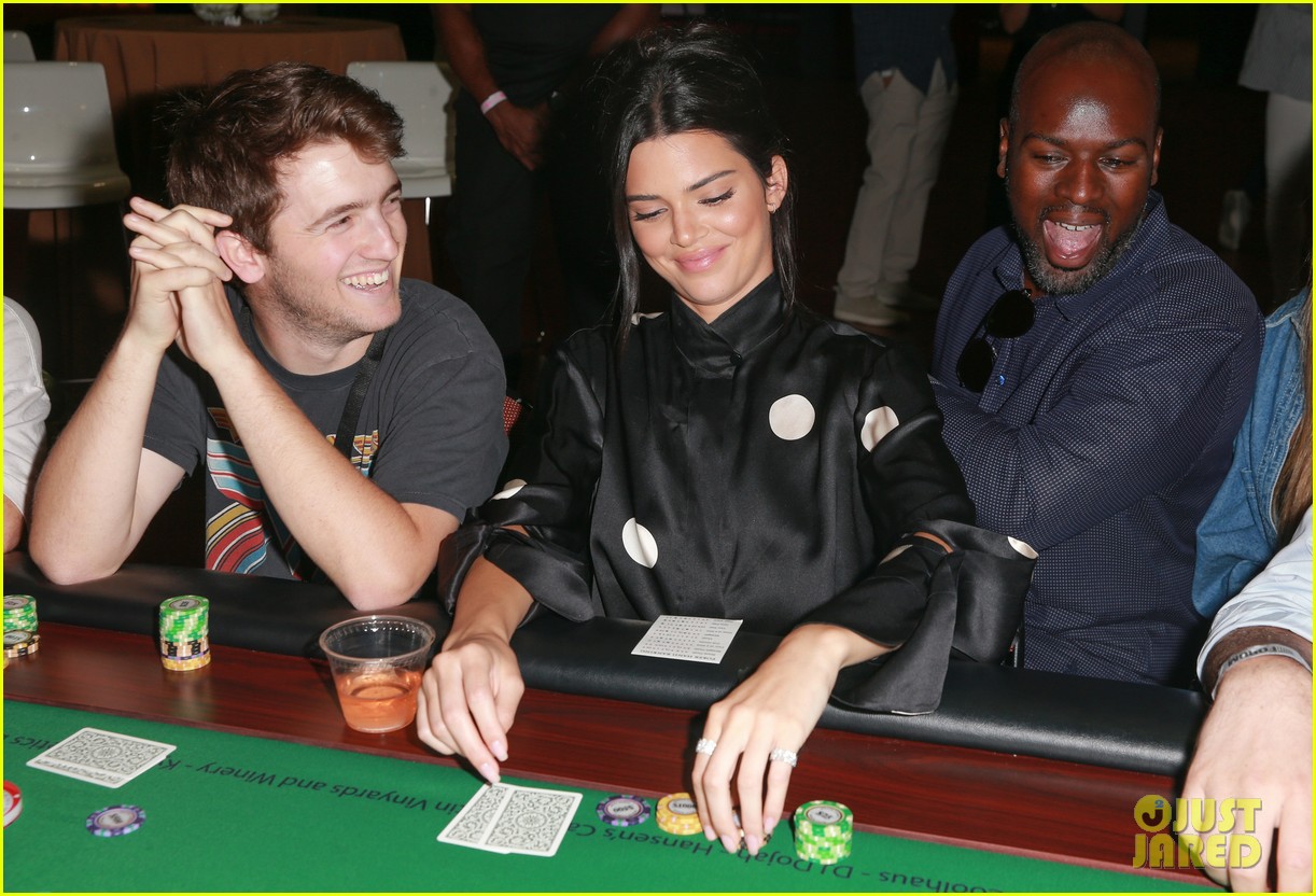 Kendall Jenner Plays In a Poker Tournament for Charity!