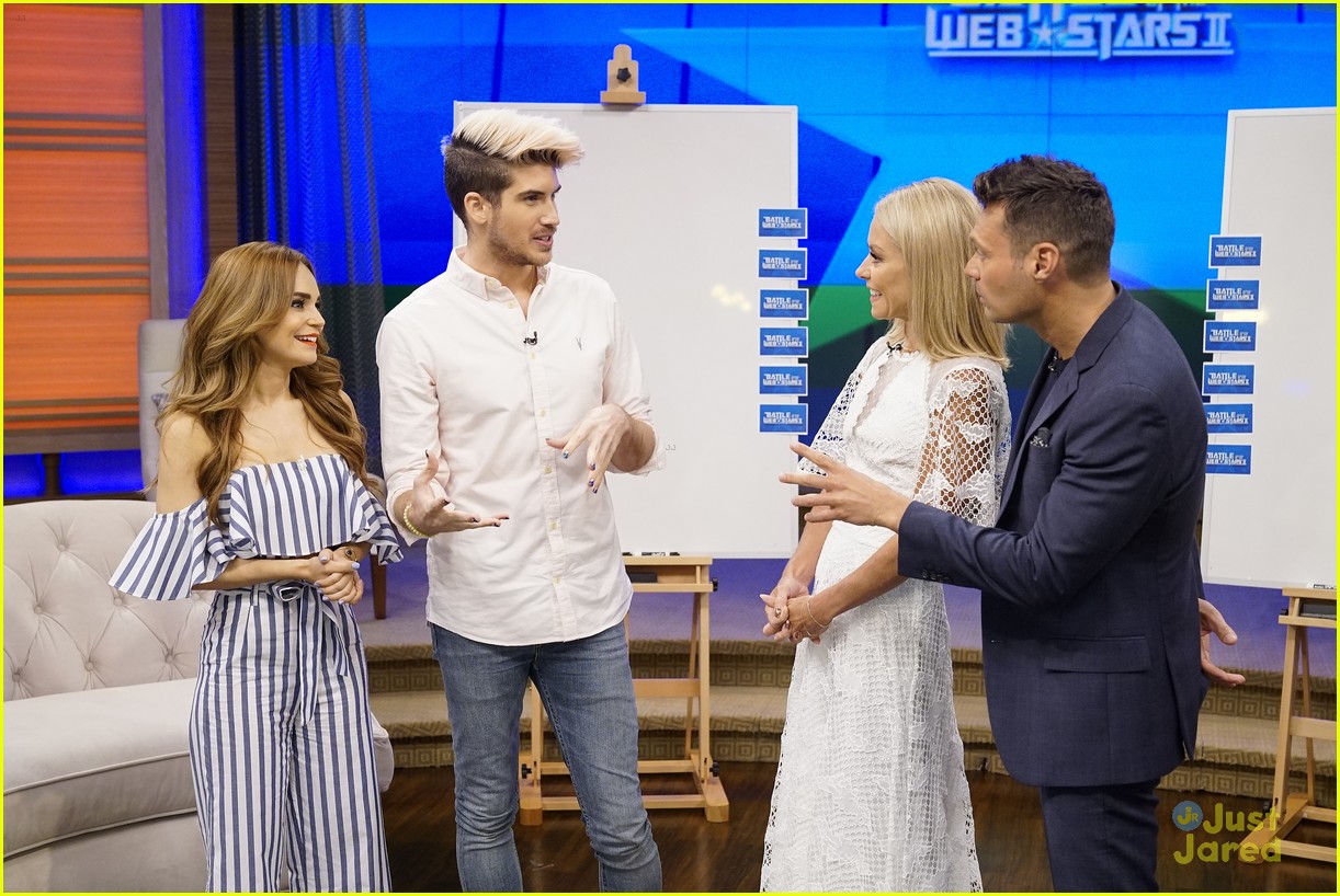Veronica & Vanessa Merrell Meet The Vamps During 'Live with Kelly & Ryan' Appearance!
