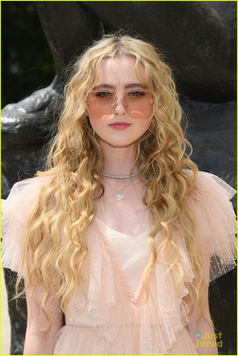 Kathryn Newton Dolls Up For amfAR's Paris Fashion Week Dinner