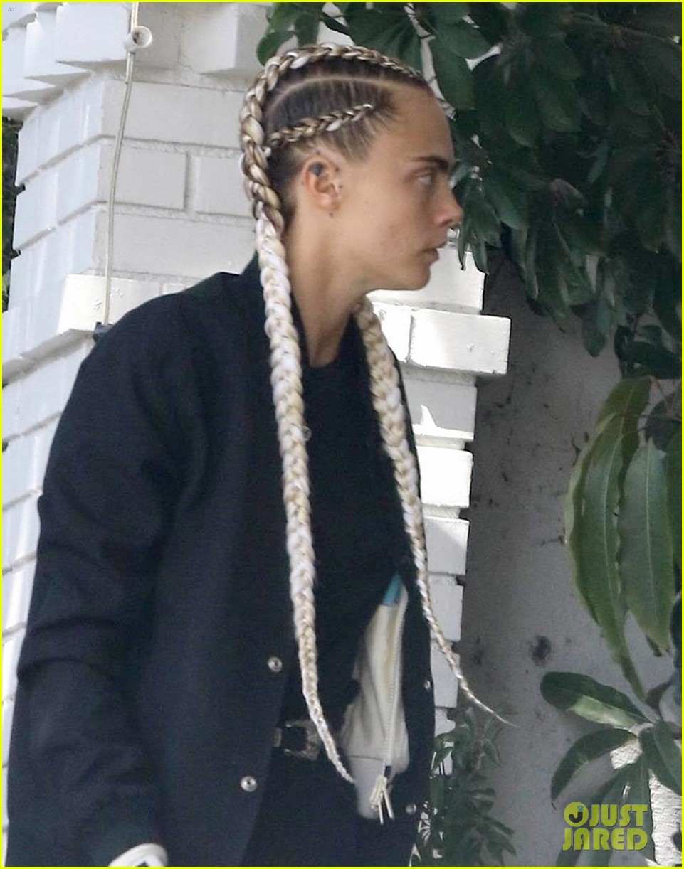 Cara Delevingne Kicks Off Her Day with a Meeting