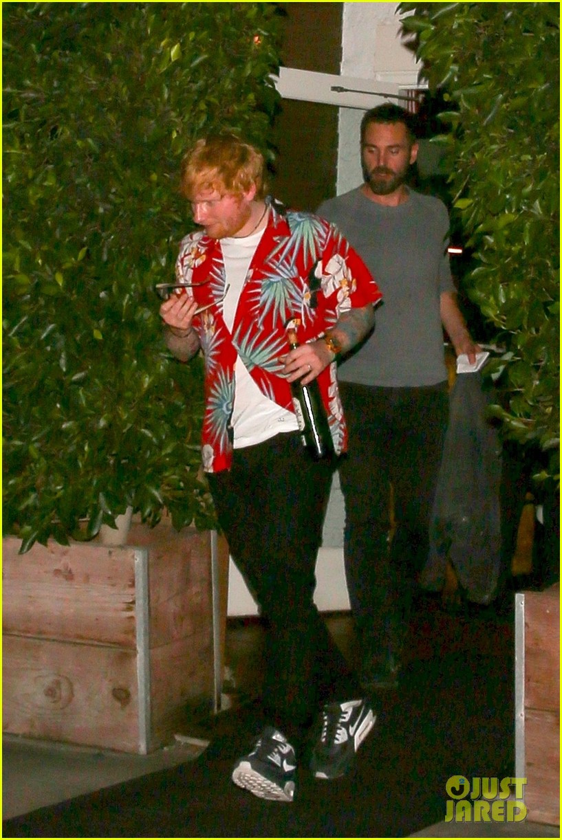 Ed Sheeran & Fiancee Cherry Seaborn Go On Double Date with 'Friends' Actress!