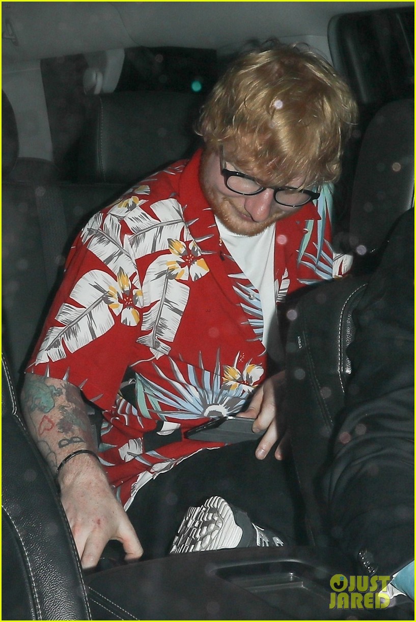 Ed Sheeran & Fiancee Cherry Seaborn Go On Double Date with 'Friends' Actress!