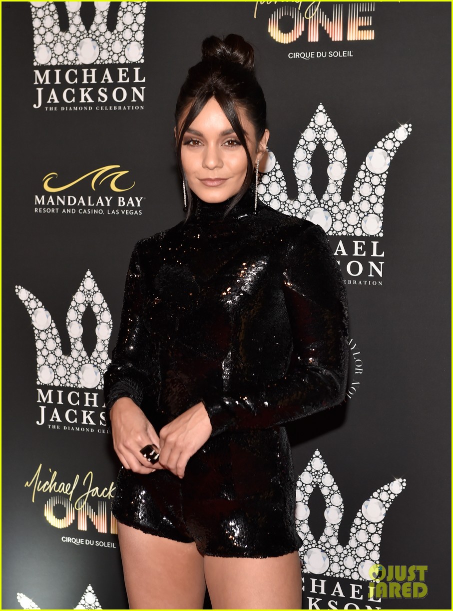 Vanessa Hudgens Strikes a Pose at Michael Jackson Birthday Celebration in Vegas!