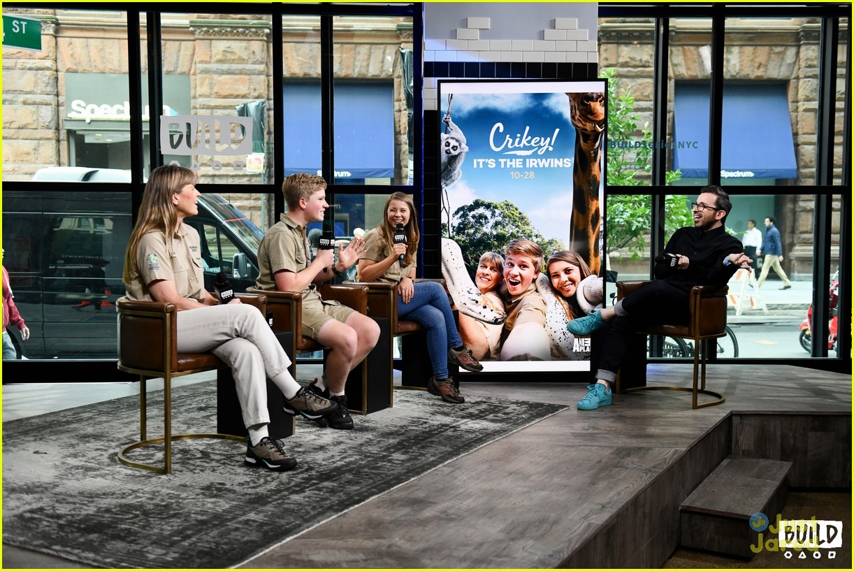 Chandler Powell Joins Girlfriend Bindi Irwin For 'Crikey' Promo in NYC