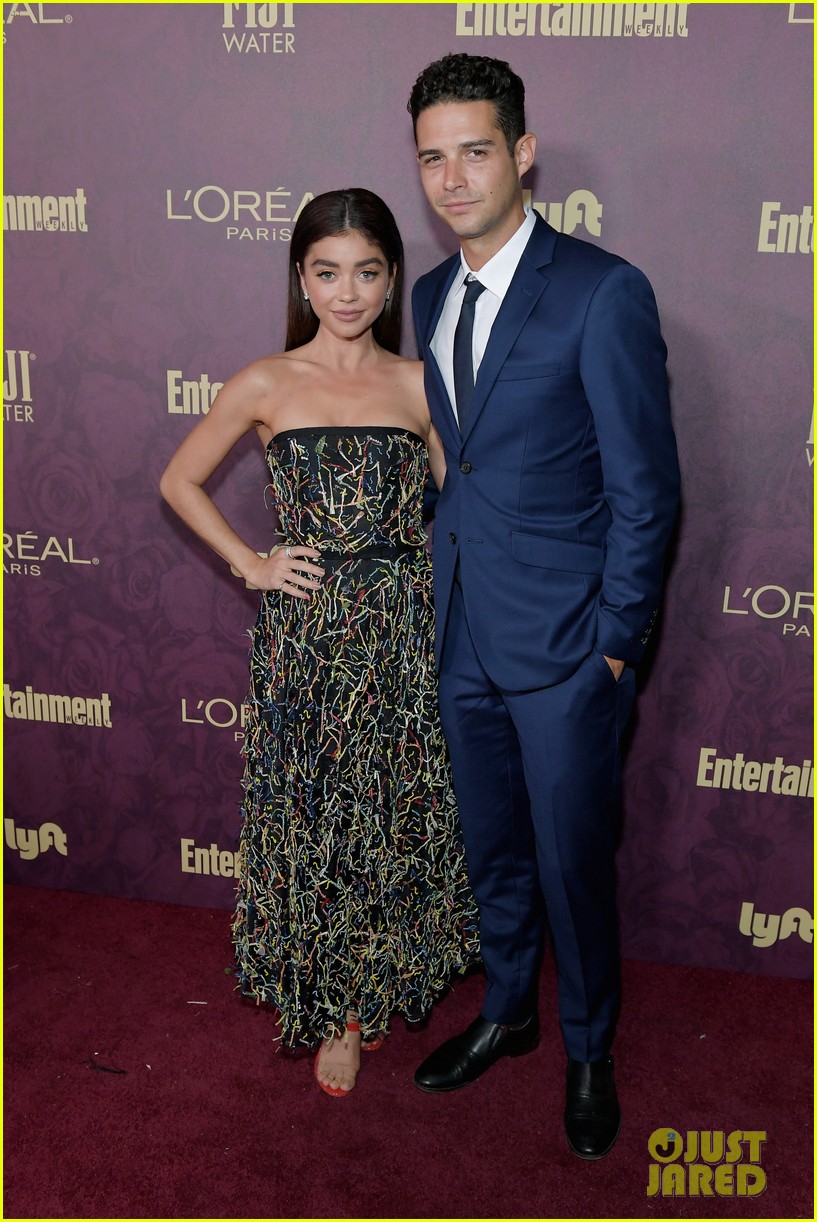 Sarah Hyland & Wells Adams Celebrate 1 Year Since First Kiss During Emmys Weekend
