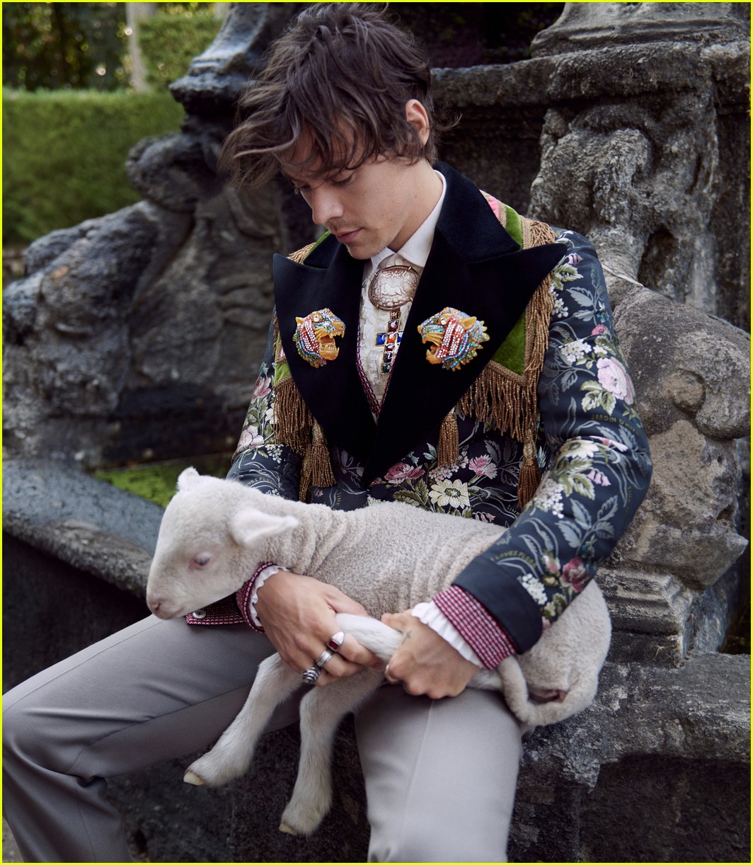 Harry Styles Takes Pics With Cute Animals for Gucci's Cruise 2019 Campaign!