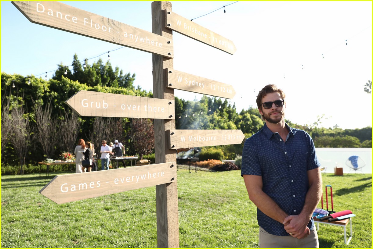 Liam Hemsworth Enjoys a Taste of Australia in Beverly Hills!
