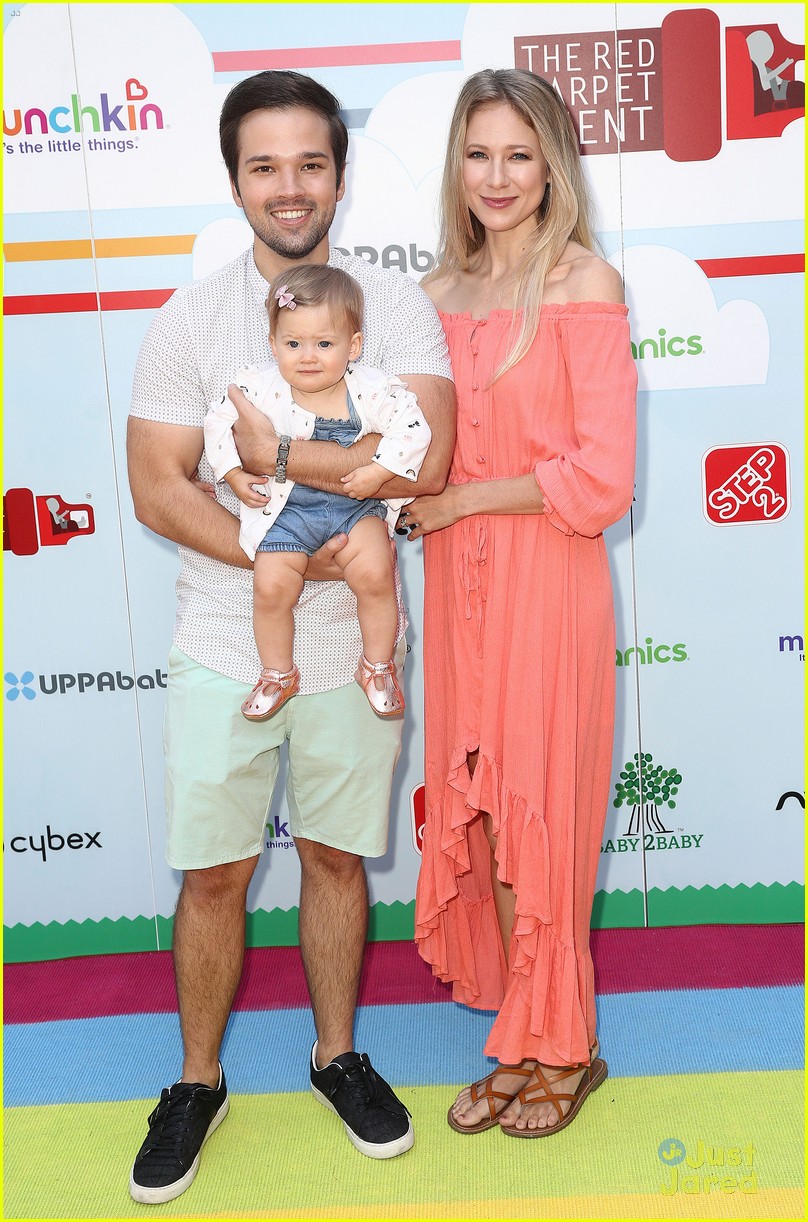 Nathan Kress Brings Baby Daughter Rosie To Her First Event with Wife London