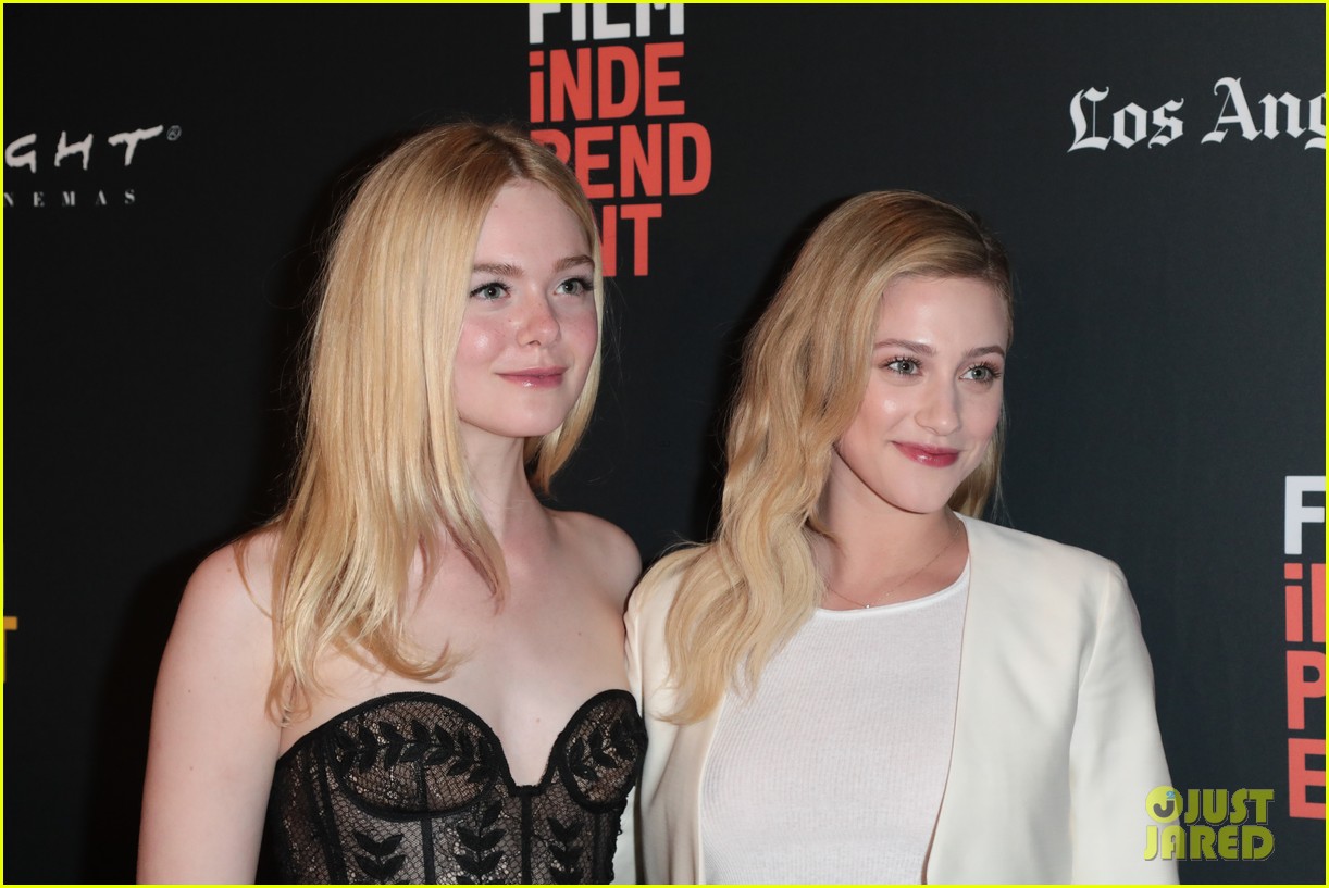 Lili Reinhart & Elle Fanning Premiere Their New Film 'Galveston'