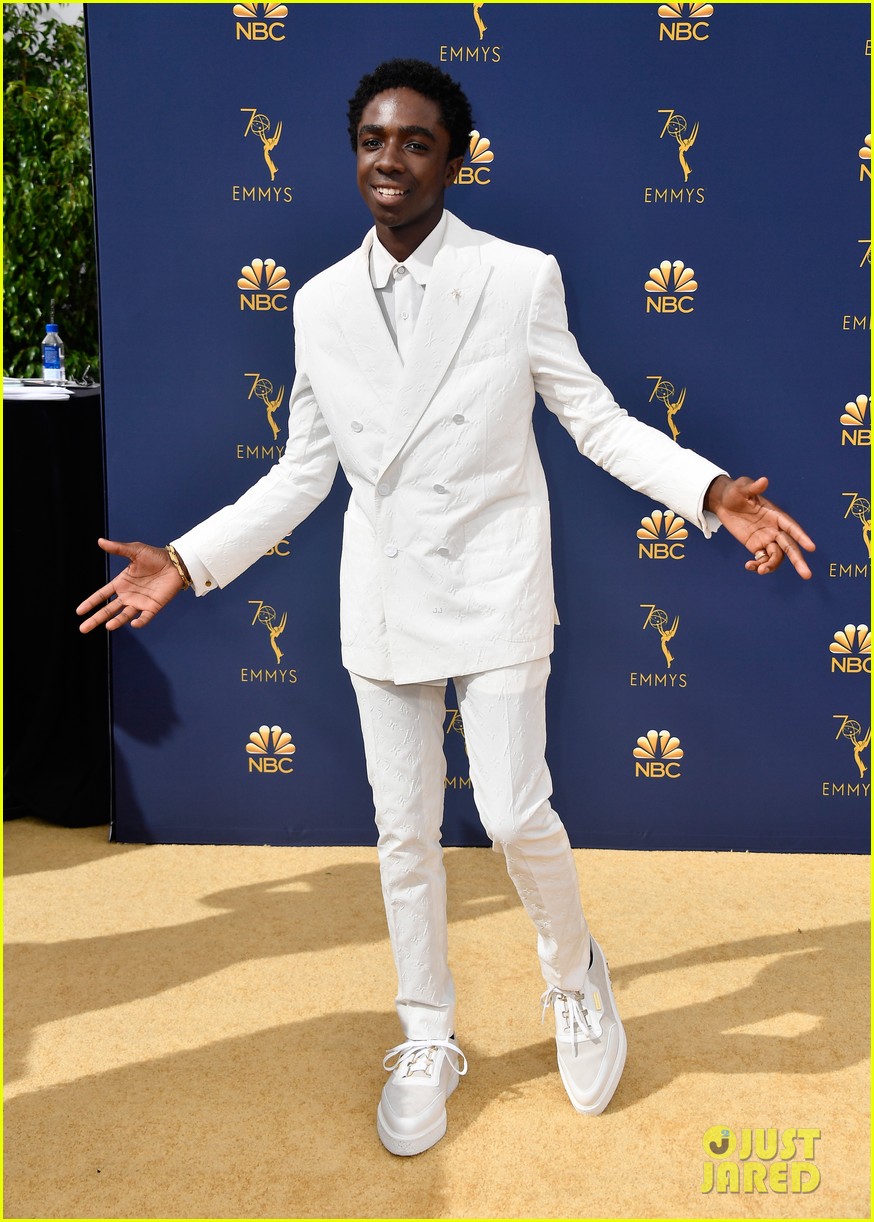 Sadie Sink Is A Vision in White At Emmy Awards 2018