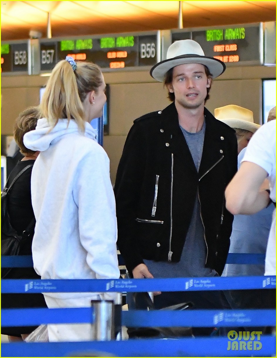 Patrick Schwarzenegger Flies to Milan With Abby Champion After His Birthday