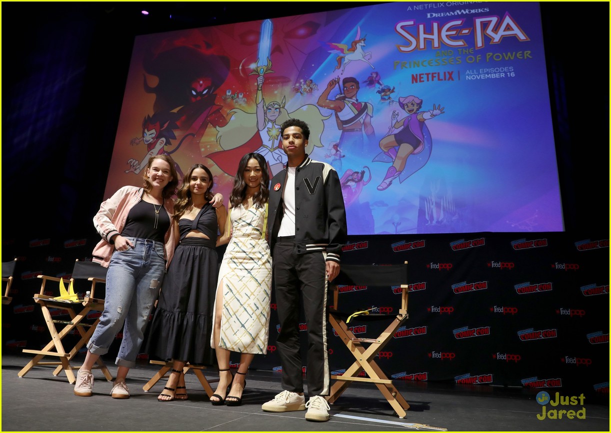 Aimee Carrero, Karen Fukuhara & Marcus Scribner Premiere First 'She-Ra' Trailer at New York Comic Con 2018 - Watch!