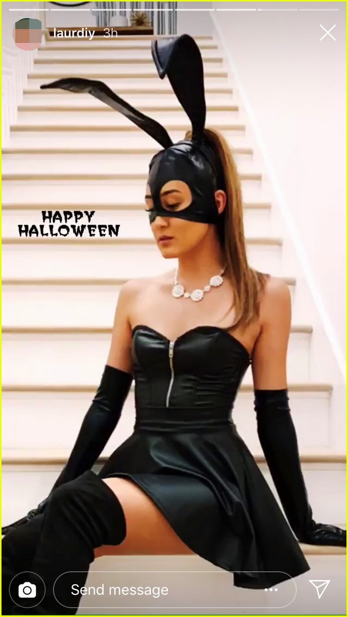 LaurDIY Transforms Into Ariana Grande's 'Dangerous Woman' at Halloween Party!