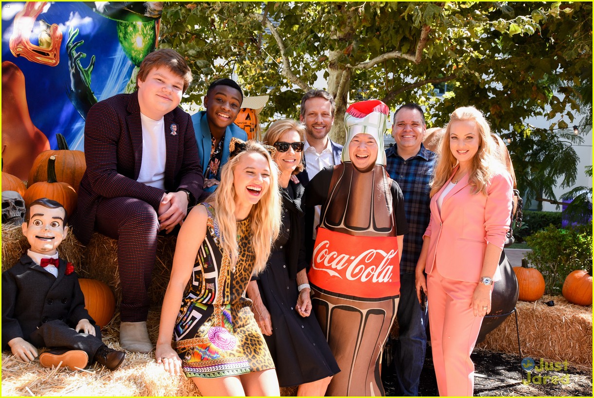 Madison Iseman Got a Kick Out of Ken Jeong's Coca-Cola Costume at the 'Goosebumps 2' Premiere