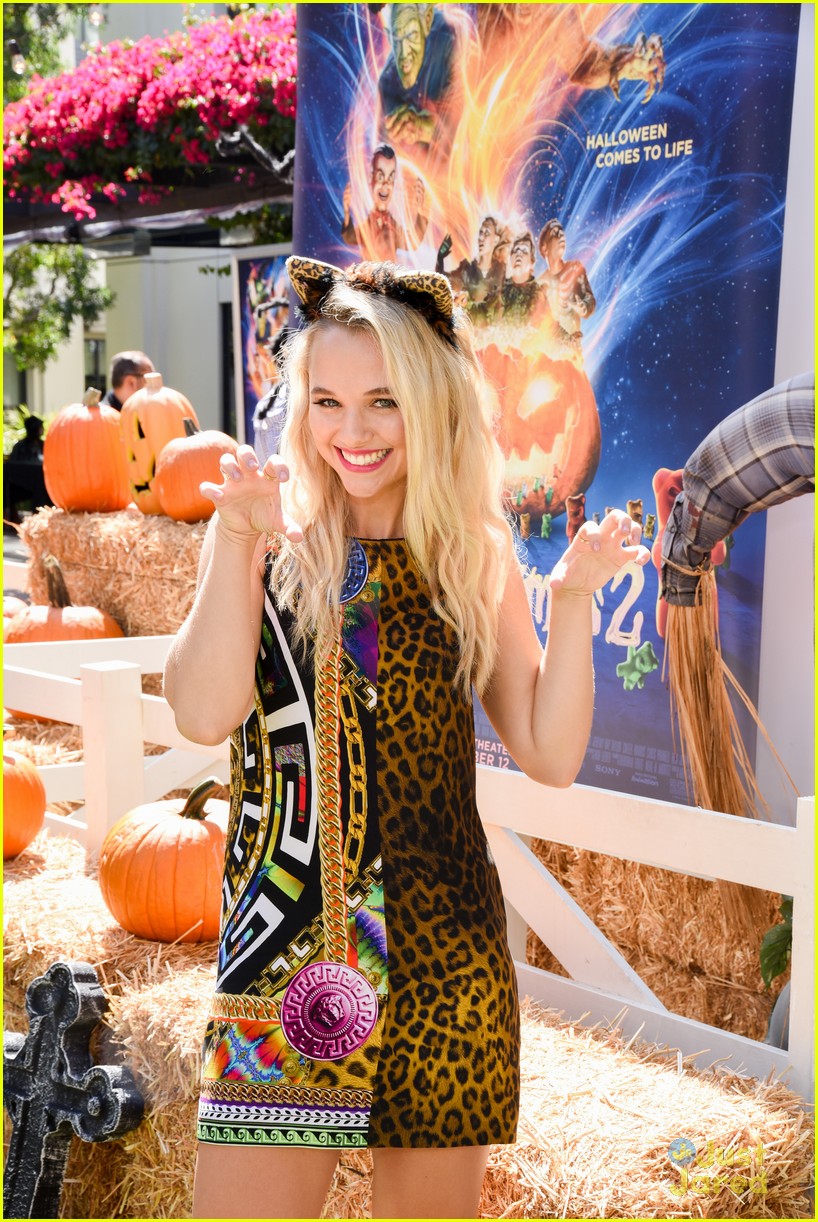 Madison Iseman Got a Kick Out of Ken Jeong's Coca-Cola Costume at the 'Goosebumps 2' Premiere