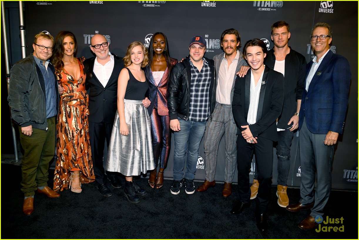 Ryan Potter Premieres New Series 'Titans' With Teagan Croft
