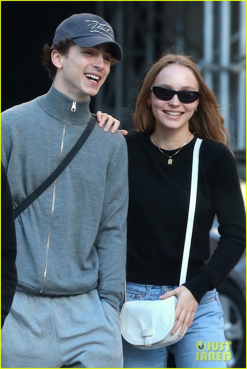Lily-Rose Depp Looks So Happy with Timothee Chalamet in New Photos!