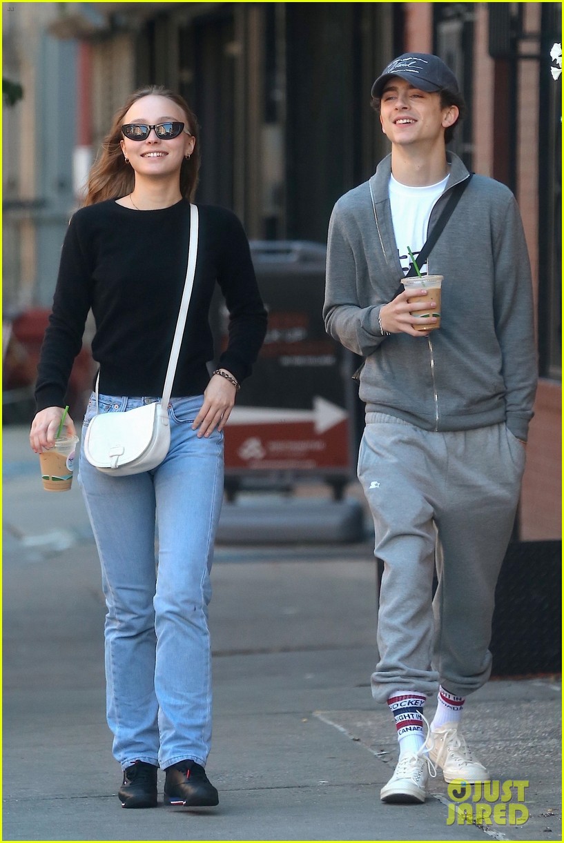 Lily-Rose Depp Looks So Happy with Timothee Chalamet in New Photos!