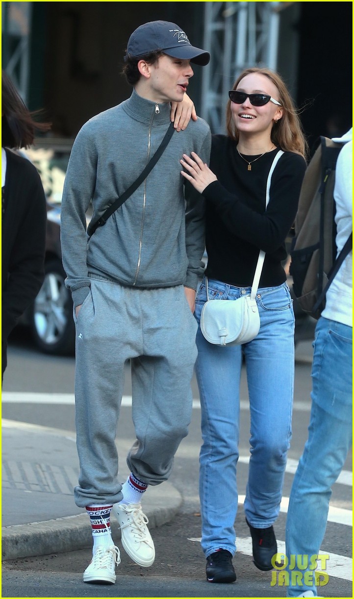 Lily-Rose Depp Looks So Happy with Timothee Chalamet in New Photos!