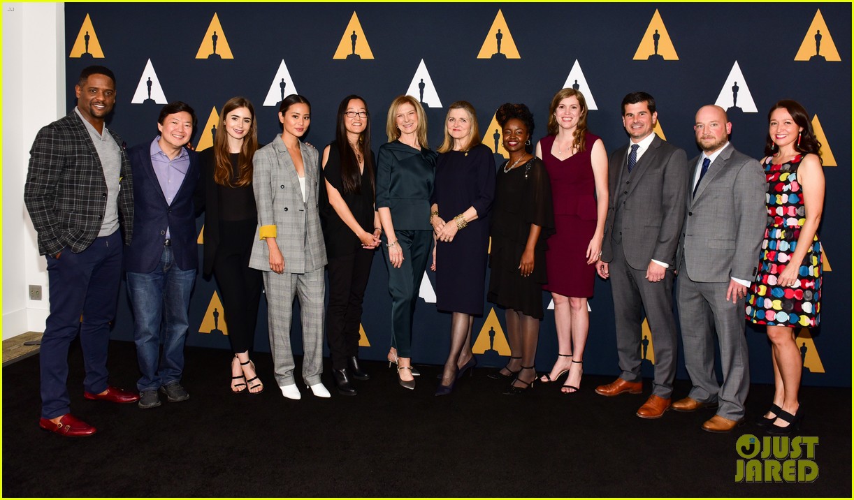 Lily Collins Keeps It Chic While Celebrating Up-and-Coming Screenwriters!
