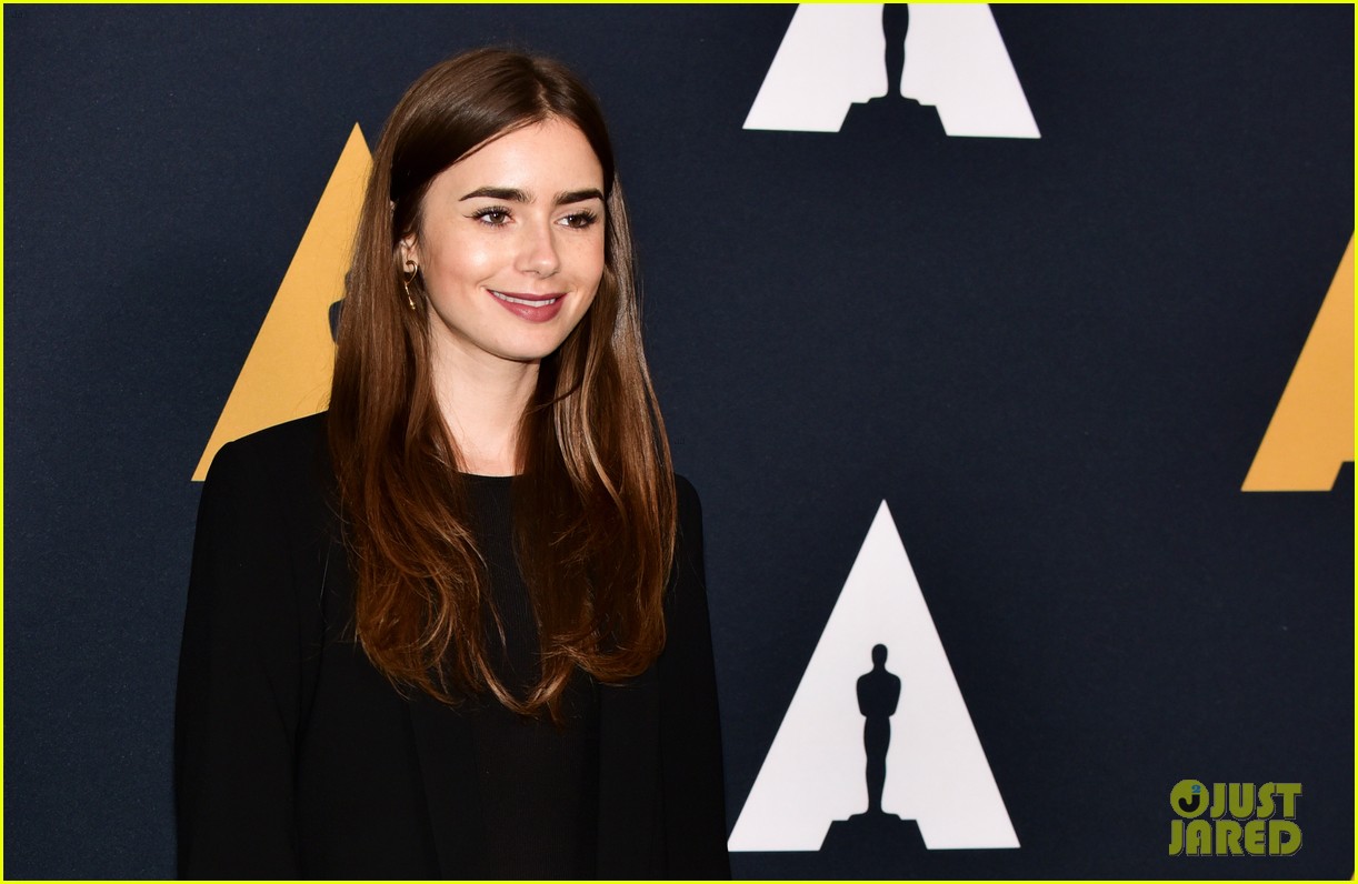Lily Collins Keeps It Chic While Celebrating Up-and-Coming Screenwriters!