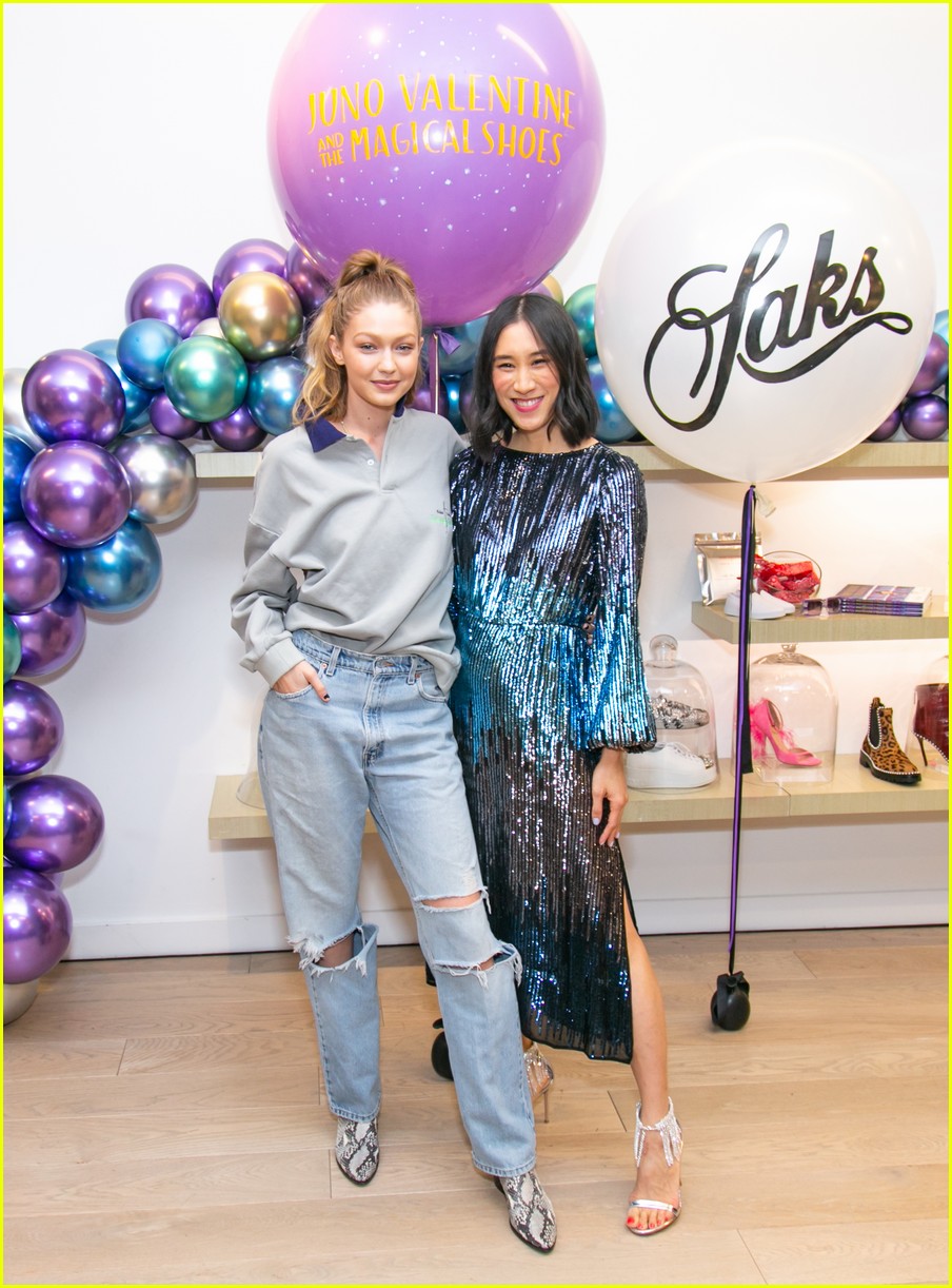 Gigi Hadid Supports Eva Chen at Launch of First Children's Capsule Collection!