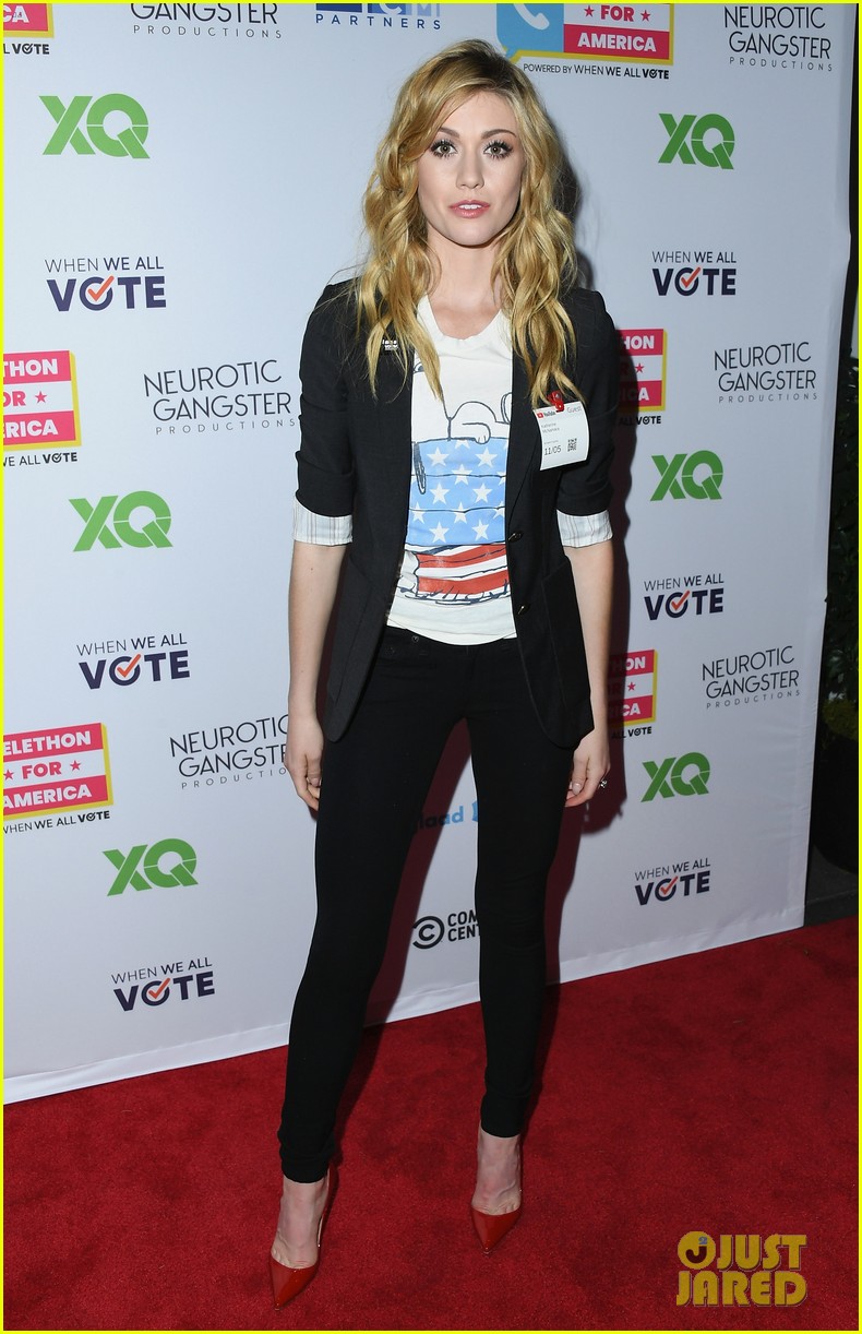 Lily Collins & Katherine McNamara Encourage Voting at Telethon For America!